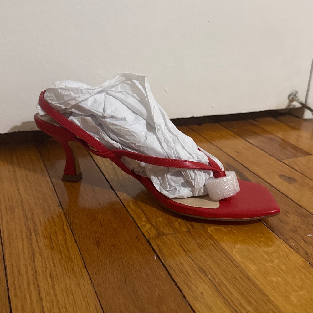 Lulus Red heeled sandals